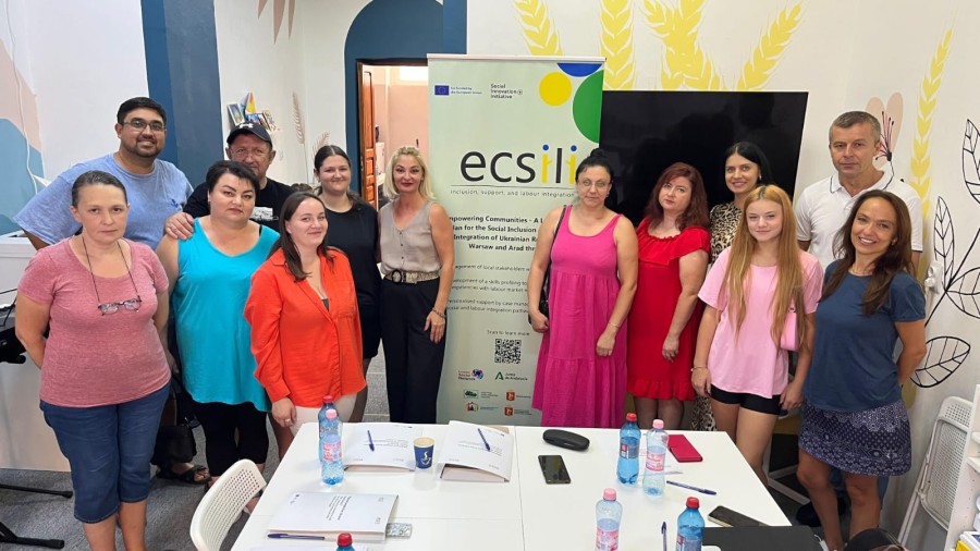 Vocea comunității – al doilea focus grup ECSILI alături de refugiații ucraineni din Arad